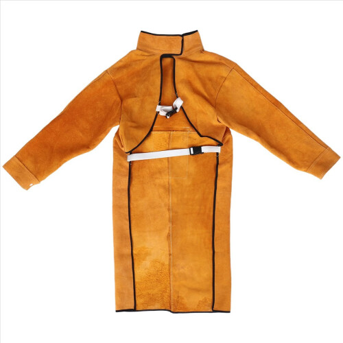 120cm Welding Apron Flame Retardant Welder Leather Fire-