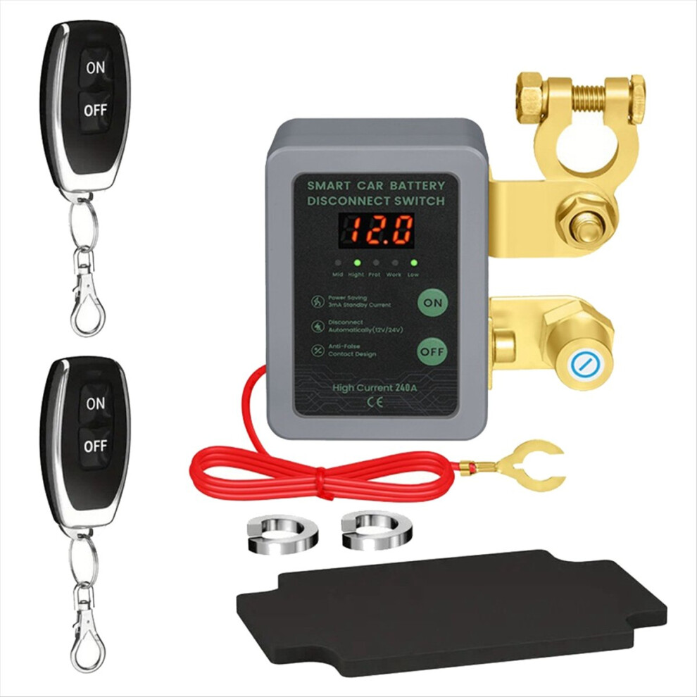Car Remote Battery Disconnect Switch 12V 240A Remote Control Switch-image-OPC-PHPVYHC-NEW