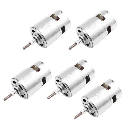 5 τεμάχια κινητήρας 755 DC για ψαλίδι ζιζανίων 21V κινητήρας κοπής χόρτου 1