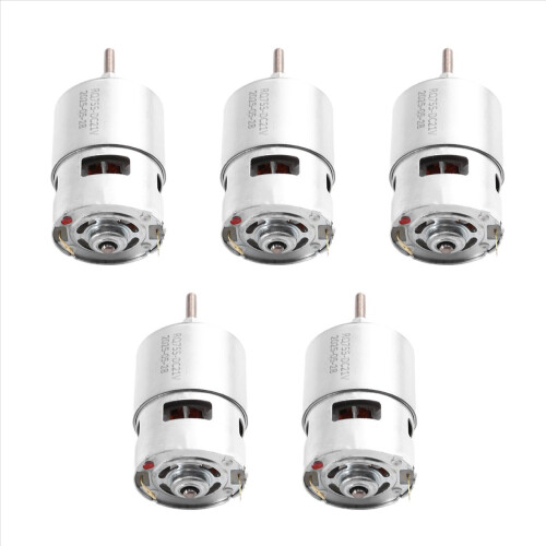 5 τεμάχια κινητήρας 755 DC για ψαλίδι ζιζανίων 21V κινητήρας κοπής χόρτου 2