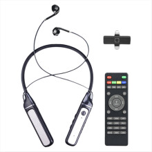Live Karaoke Bluetooth Headset Ingebouwde geluidskaart Draadloze ontvanger
