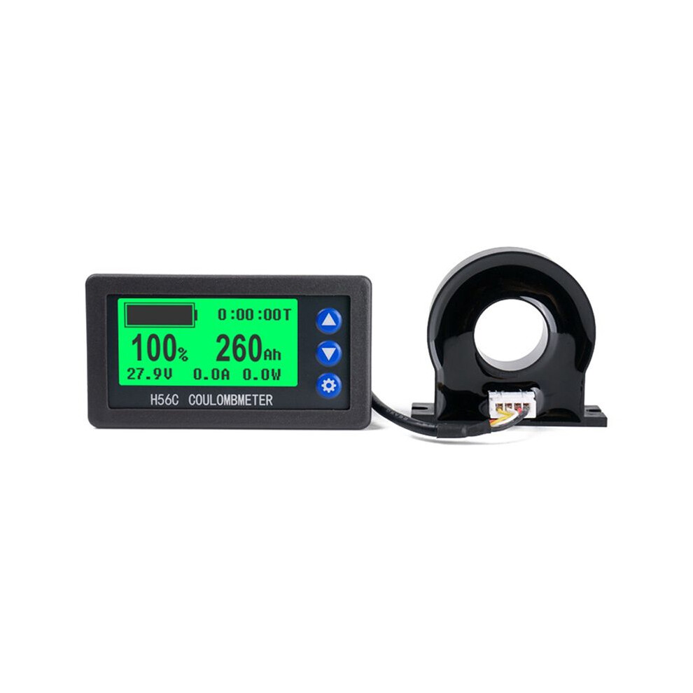 Battery Monitor Hall Coulomb Meter Dc 8-100V 100A 4853122575828