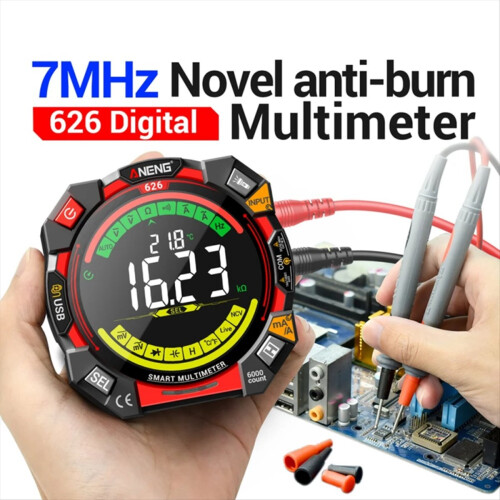 626 Multitester 600V Voltage Test 6000 Counts Multimeter 2
