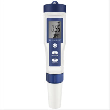Medidor digital de pH, TDS e EC 5 em 1, caneta e testador de temperatura e salinidade