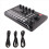 Mixer de áudio, placa de som ao vivo e interface de áudio com efeitos de mixer de DJ 2