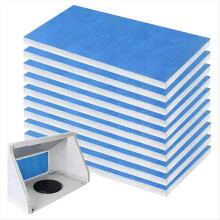 12 filtros para cabina de pintura, filtro para cabina de pulverización,