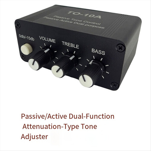 Amp Headphone Amplifier Board Treble Bass Volume Control Tone EU 2