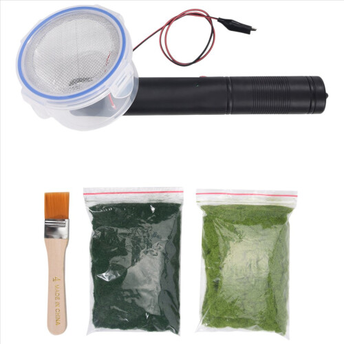 Miniature Landscape Model Material Flocking Static Grass Applicator 2