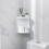 Étagère murale d'angle rotative à 360 pour salle de bain 2