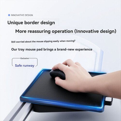 Adjustable Desktop Mouse Tray Mouse Support Bracket Extension Board 2