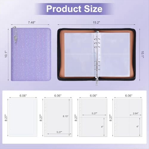 Σκληρόδετο Αυτοκόλλητο Organizer Binder Επαναχρησιμοποιήσιμο B 2