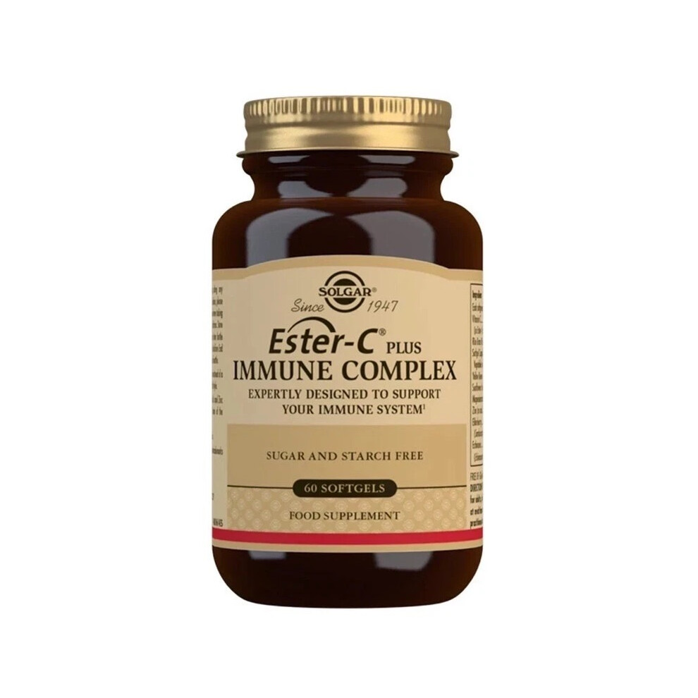 Solgar Immune Complex Vitamin C 60 Softgels Supplement