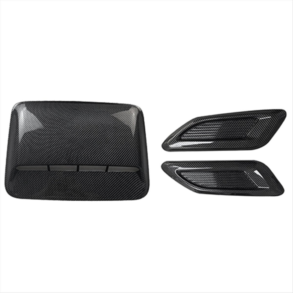 Hood Scoop Vent Bonnet Decor Cover Center Side Air Outlet Hood A Light 4853122500844