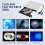 Εξωτερική μονάδα CD DVD +/-RW, φορητή μονάδα εγγραφής CD & DVD ROM, λευκό 5