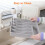 Silverware Organizer with Lid,Covered Utensil Tray Gray 2