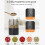 Electric Salt and Pepper Grinder Set Automatic Mill for Kitchen 4