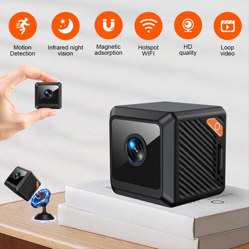 1080P HD WiFi Camera Night Vision Detection Surveillance Camcorder 1