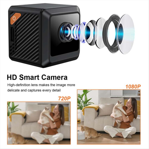 1080P HD WiFi Camera Night Vision Detection Surveillance Camcorder 2