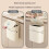 Home Kitchen Toilet Hanging Trash Can Square Design 4