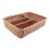 Kitchen Cutlery Storage Basket 4 Compartments Rattan Storage Tray 1