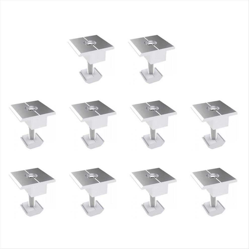 10Pc Adjustable Solar Panel Bracket Clamp For Solar Panel System 30Mm 4853122515404
