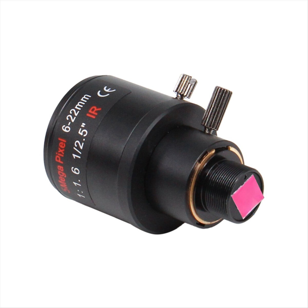 6-22Mm 5Mp M12 Mount Varifocal Lens F1.6 Manual Zoom Lens B 4853122514797