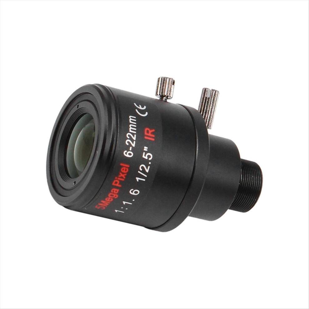 6-22Mm 5Mp M12 Mount Varifocal Lens F1.6 Manual Zoom Lens A 4853122516517