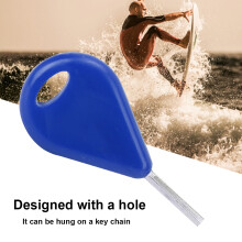 Surfboard Fin Key Schraubensatz für FCS Finne - Blau, Metall, 9g