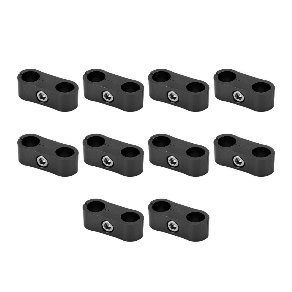 10Pcs Hose Separator Clamp 4An Aluminum Alloy 8320539208190