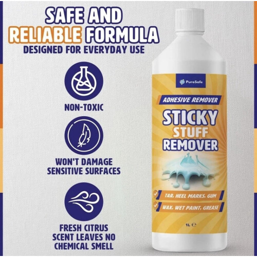 PureSafe Sticky Stuff Remover 1L Extra Strength Cleaner 2