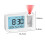 Mute projection clock bedroom clock projection electronic clock creative LCD projection alarm clock 14