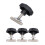 4pcs Locking Rail T-Bolts 7h5883189e Replacement Accessory Fit for Multivan Bus T5 T6 5