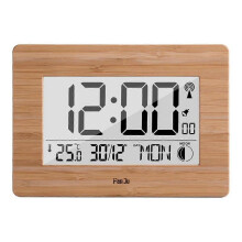 Temperature and humidity wall clock digital alarm clock weather forecast multi-function radio clock