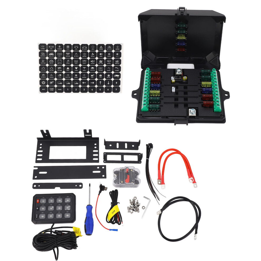 12 Gang Switch Panel 12V To 24V Ip65 Water 8320539209159