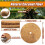 16Pcs Tree Ring Mulch Mat, 11.8 Inch Mulch Ring Plant Protectors Mat 2