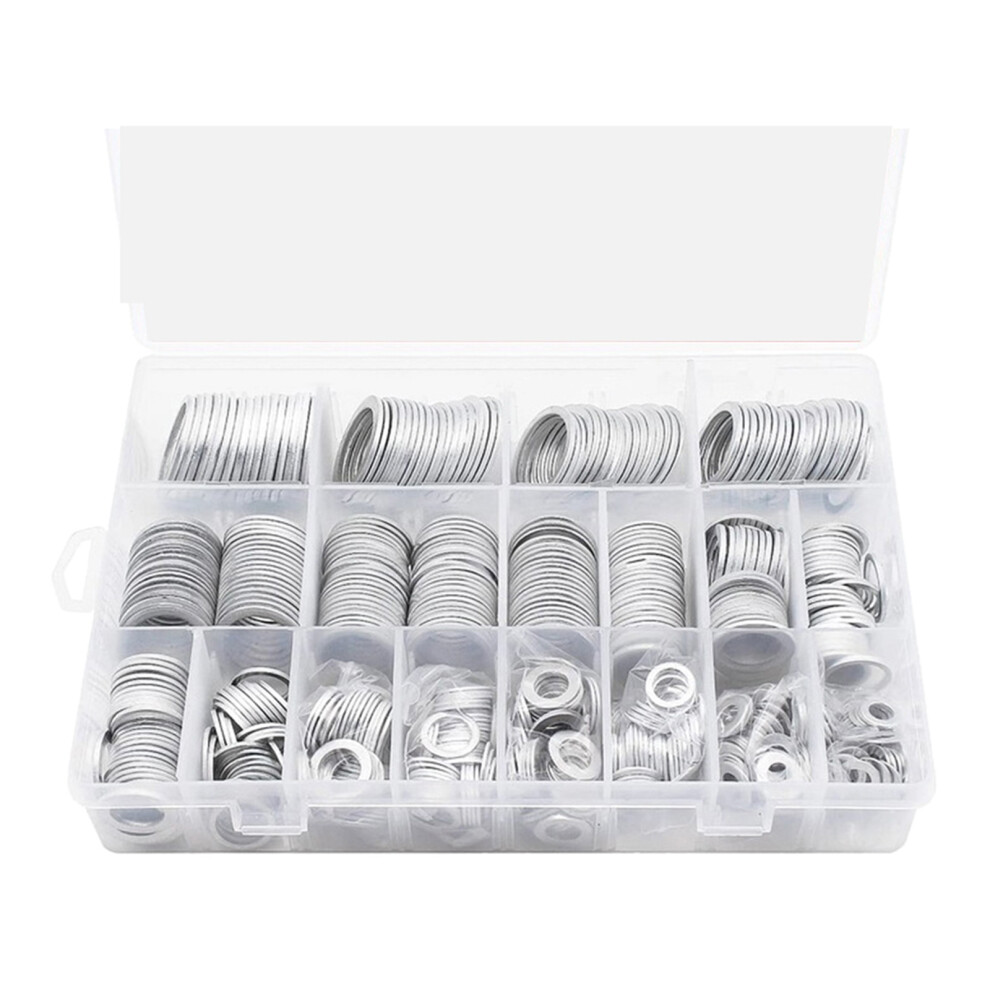 540Pcs 18 Size Automotive Drain Plug Gaskets Oil Crushed Washers 7751000049881