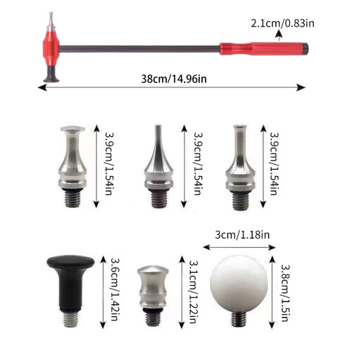 Nonslip Hammer Tool Car Dent Removal Tool Dent Removal Paintless 1