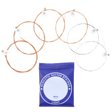 6Pcs Folk Guitar Steel Core String 6-string Acoustics Guitar