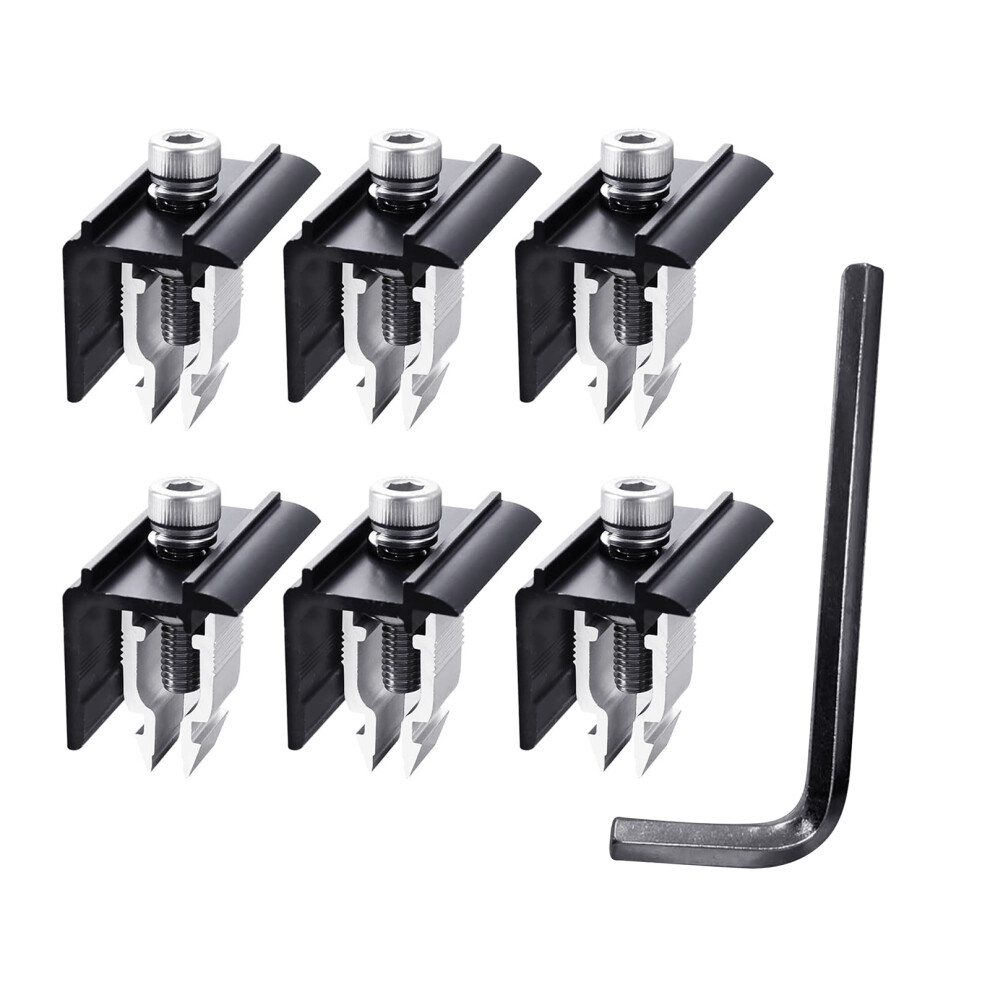 6Pcs/Set Solar End Clamp Solar Panel Mounting Bracket Clamps 7751000051433