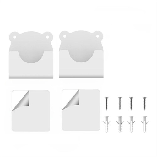 2-pack acryl douchegordijnroede wandmontage