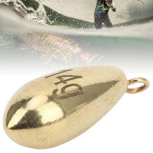 10 Stück 14g Goldlegierung Kupfer Angelsinker für Tiefwasser