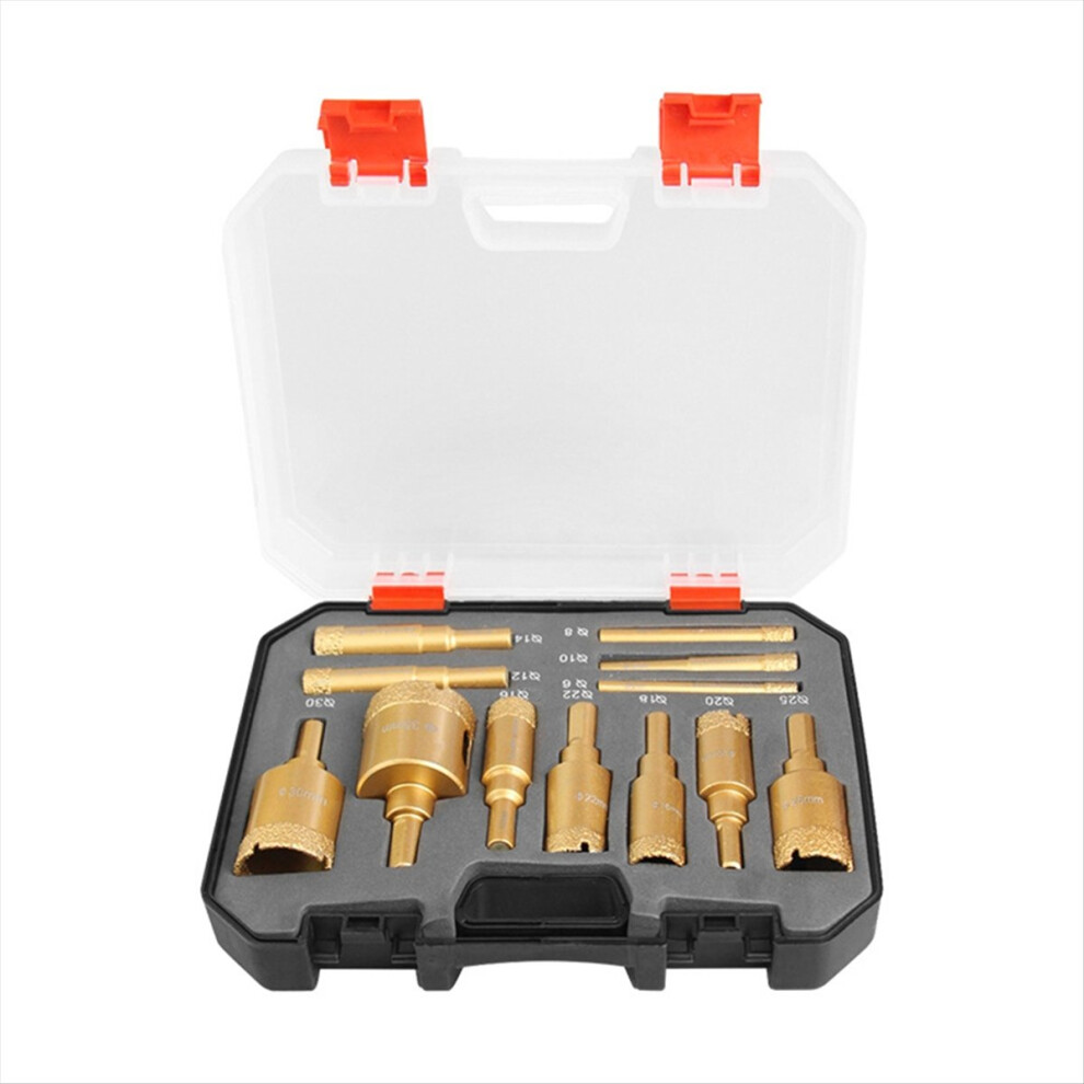 12Pcs Brazing Drill Bit Set For Stone/Ceramic 6-35Mm 4851907651989