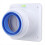2PCS Kitchen Range Hoods Check Valve 80-100mm Pipe Double-Ended 6