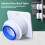 2PCS Kitchen Range Hoods Check Valve 80-100mm Pipe Double-Ended 3