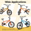 Fiets Gyro Remkabels Voor + Achter met Spinner Rotor Complete Set 5