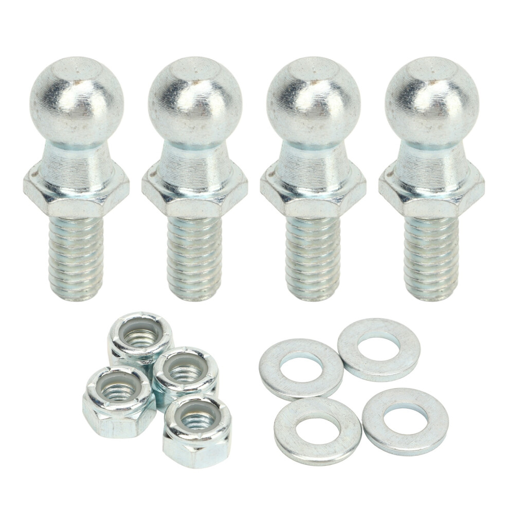 4Pcs 13Mm Ball Studs With Hardware 5/16In 18 8320539210858