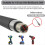 Chave catraca elétrica sem fio, extensor de chave de impacto 6