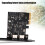 USB 3.2.0 Erweiterungskarte Typ-C + Typ-A 10Gbps für Windows/Linux Schwarz 4