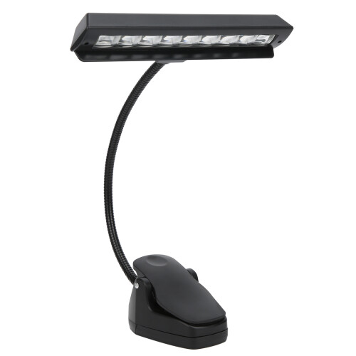 Music Stand Lights LED Clip‑On Adjustable Neck 1