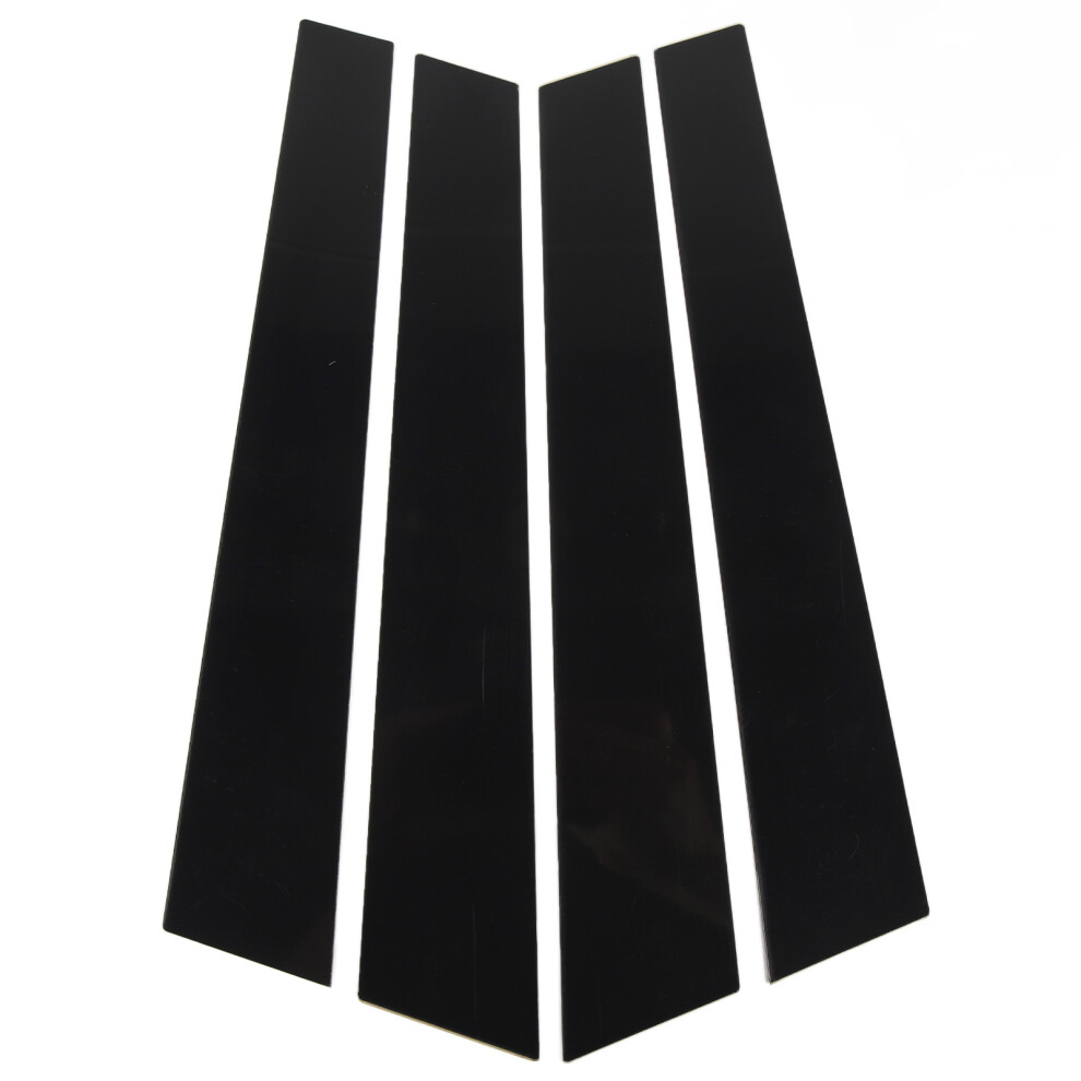 4Pcs Window Pillar Post Trim Anti Scratch Glossy Black 8320539211152